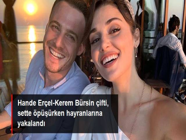 Öpüşürken hayranlarına yakalandılar