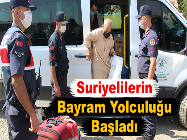 Suriyelilerin Bayram Yolculuğu Başladı