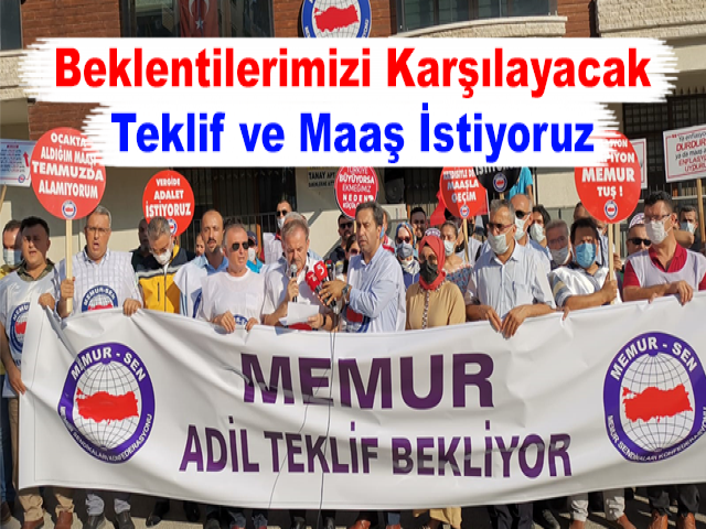 Bayrakdar: Beklentilerimizi Karşılayacak Teklif ve Maaş İstiyoruz