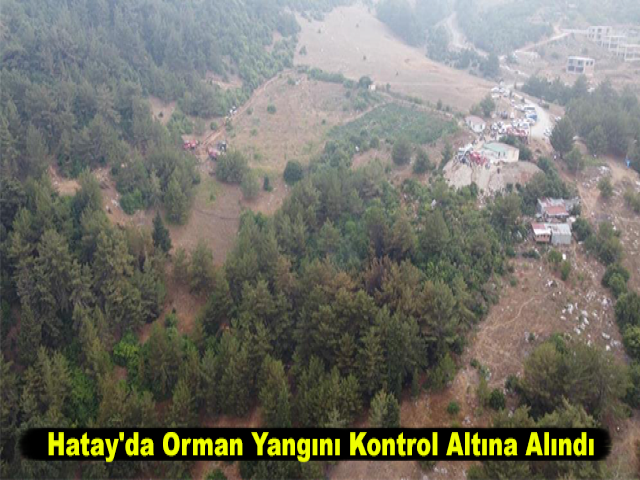 Hatay'da Orman Yangını Kontrol Altına Alındı