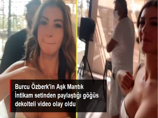 Göğüs dekolteli video olay oldu