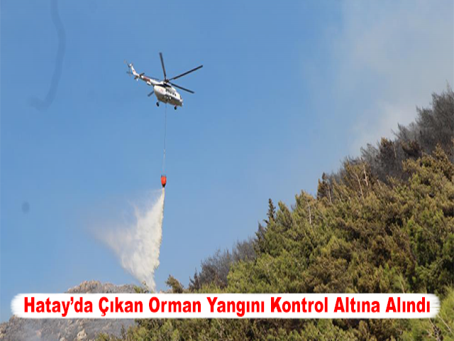 Hatay’da Çıkan Orman Yangını Kontrol Altına Alındı