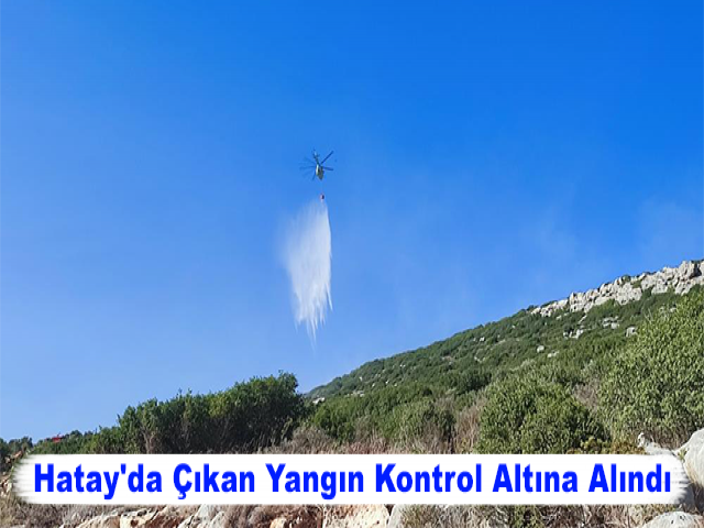 Hatay'da Çıkan Yangın Kontrol Altına Alındı
