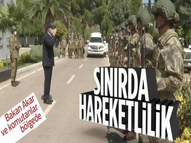 Milli Savunma Bakanı Akar Hatayda