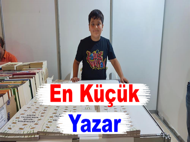 Samandağ'da Kitap Fuarının En Küçük Yazarı