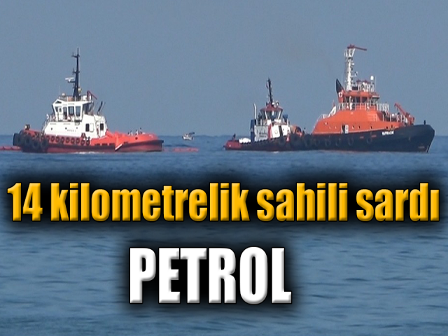 Suriyeden gelen petrol, 14 kilometrelik Samandağ sahilini sardı