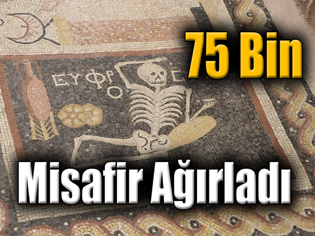Hatay mozaik müzesi 75 bin misafir ağırladı