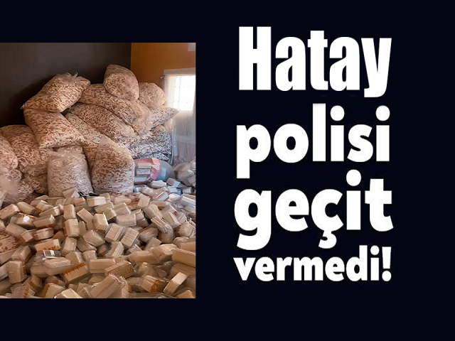 Hatay’da kaçak makaron operasyonu