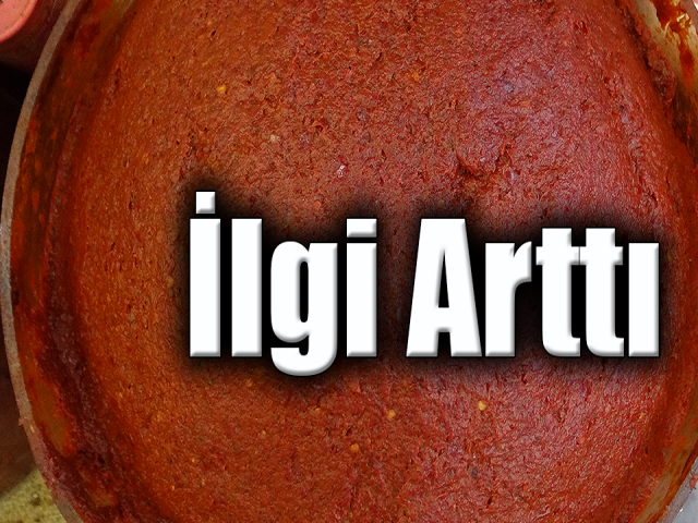 Hatayda yeni hasatla yöresel ürünlere ilgi arttı