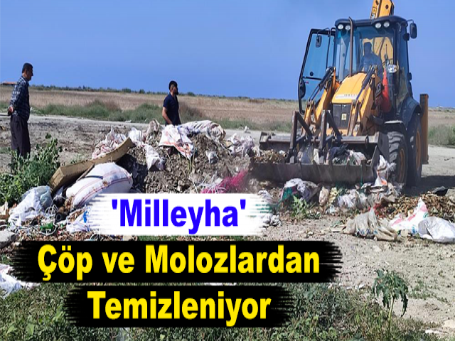 'Milleyha' Çöp ve Molozlardan Temizleniyor