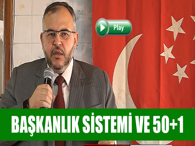 ÇALIŞKAN’DAN BAŞKANLIK SİSTEMİ VE 50+1 YORUMU