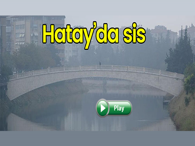 Hatay'da yoğun sis etkili oldu