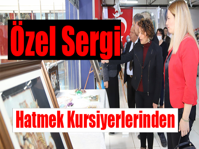 Hatmek kursiyerlerinden Öğretmenler Günü’ne özel sergi