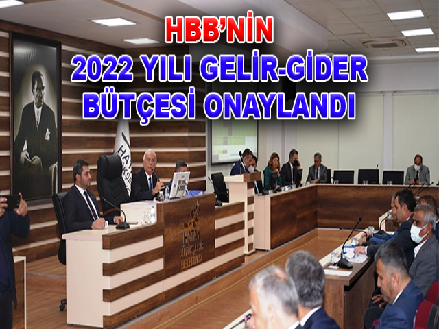 HBB’NİN 2022 YILI GELİR-GİDER BÜTÇESİ ONAYLANDI