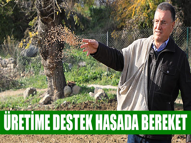 HBB’DEN ÜRETİME DESTEK HASADA BEREKET