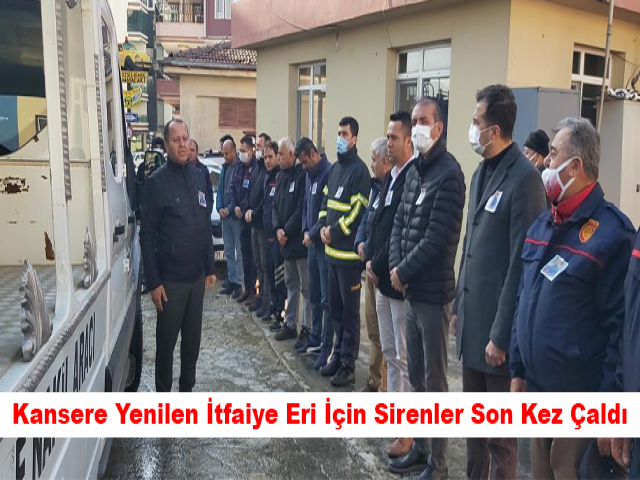 Kansere Yenilen İtfaiye Eri İçin Sirenler Son Kez Çaldı