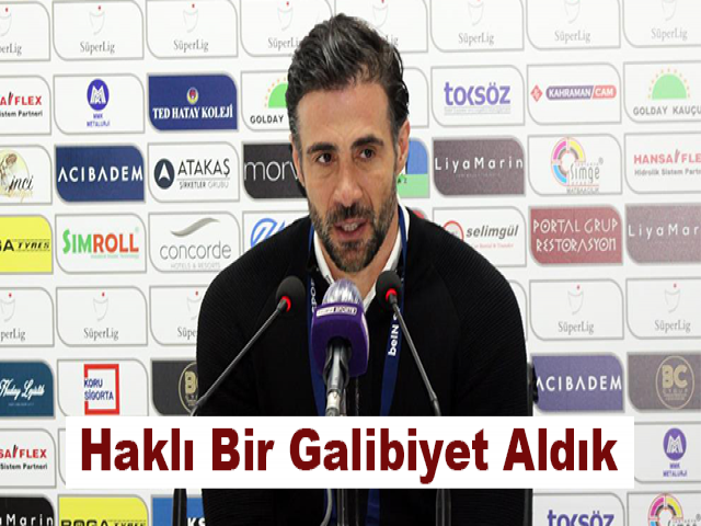 Ömer Erdoğan: Haklı Bir Galibiyet Aldık