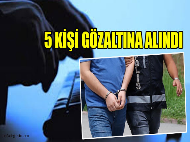 Hatay’da terör operasyonu: 5 kişi tutuklandı