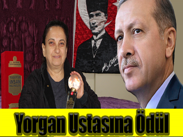 Hatay'lı Yorgan Ustasına Ödül