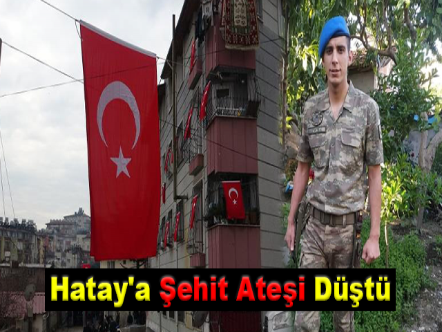 Hatay'a Şehit Ateşi Düştü