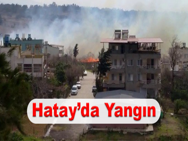 Hatay’da Kışlada Çıkan Otluk Yangını Söndürüldü