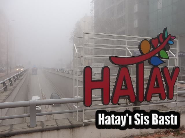 Hatay'ı sis bastı