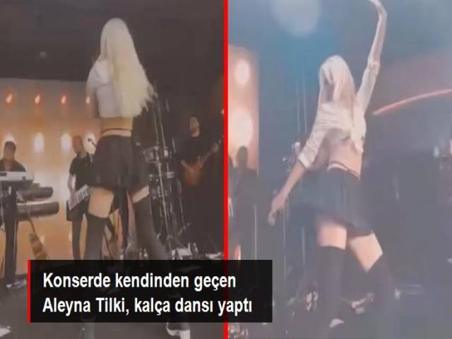 Kalça dansı yaptı