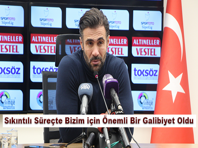 Ömer Erdoğan: Sıkıntılı süreçte bizim için önemli bir galibiyet oldu