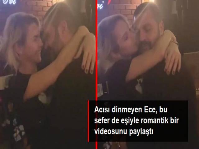Romantik anlarını paylaştı