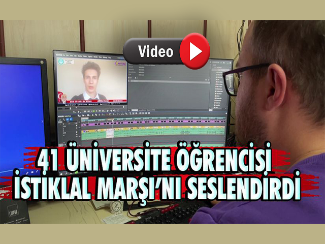 HMKÜ’lüler İstiklal Marşı’nı seslendirdi