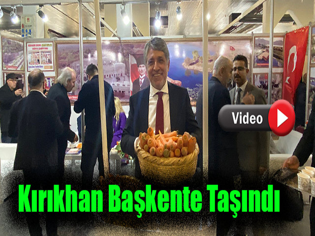 Kırıkhanın kültürü ve tarihi Başkente taşındı