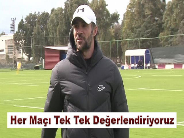 Ömer Erdoğan: Her maçı tek tek değerlendiriyoruz