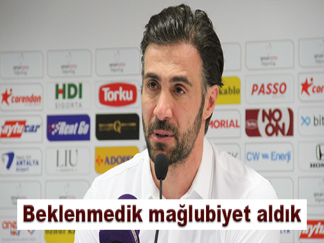 Ömer Erdoğan: Beklenmedik mağlubiyet aldık