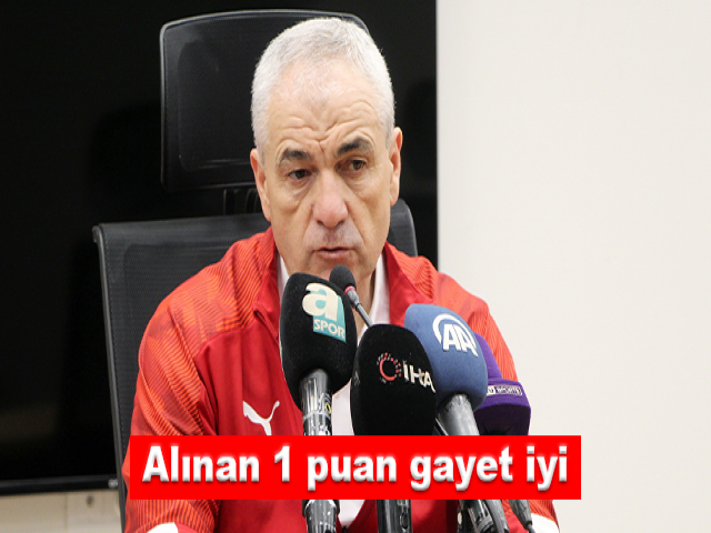 Rıza Çalımbay: Alınan 1 puan gayet iyi