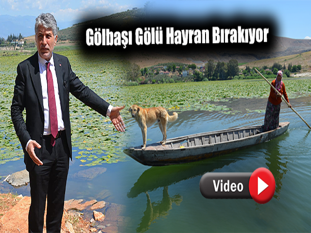 Gölbaşı Gölü hayran bırakıyor