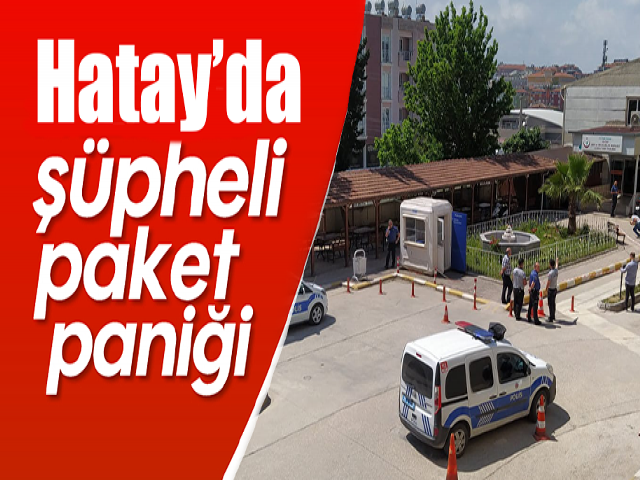 Hastane önünde bomba ihbarı 