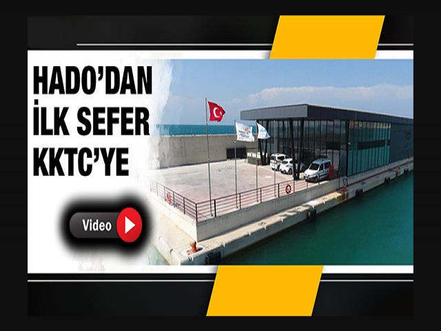 Hataydan KKTCye karşılıklı sefer yapacak deniz otobüsü HADO tanıtıldı