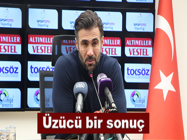 Ömer Erdoğan: Üzücü bir sonuç