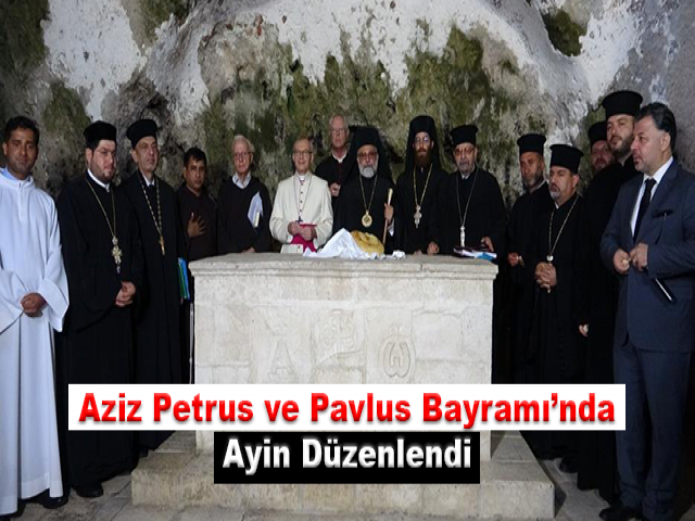 Hatay'da 'Aziz Petrus ve Pavlus Bayramı'nda ayin düzenlendi
