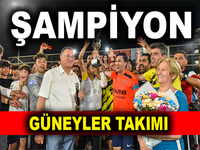 ERHAN AKSAY EXPO FUTBOL TURNUVASI ŞAMPİYONU GÜNEYLER TAKIMI