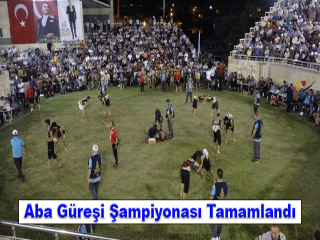 Hatay’da 11. Türkiye Aba Güreşi Şampiyonası tamamlandı