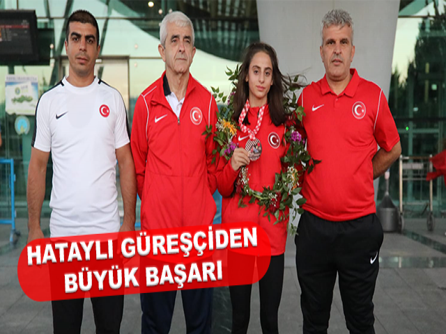 HATAYLI GÜREŞÇİDEN BÜYÜK BAŞARI