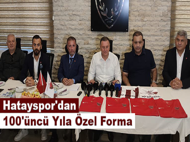 Hatayspor'dan 100'üncü yıla özel forma