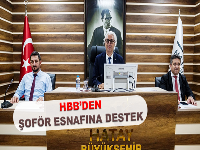 HBB’DEN ŞOFÖR ESNAFINA DESTEK