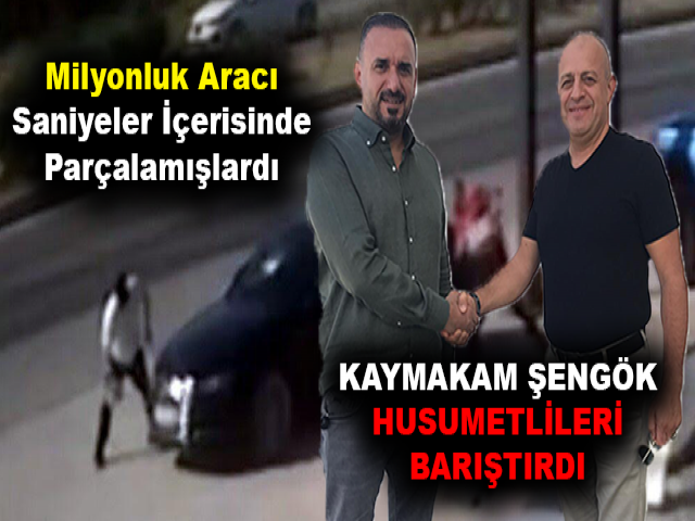 Milyonluk aracı saniyeler içersinde parçalamışlardı