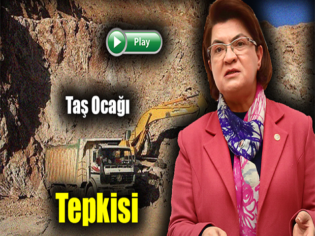 Şahin’den taş ocağı tepkisi 