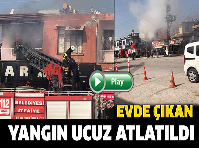 Hatay’da yangın ucuz atlatıldı 